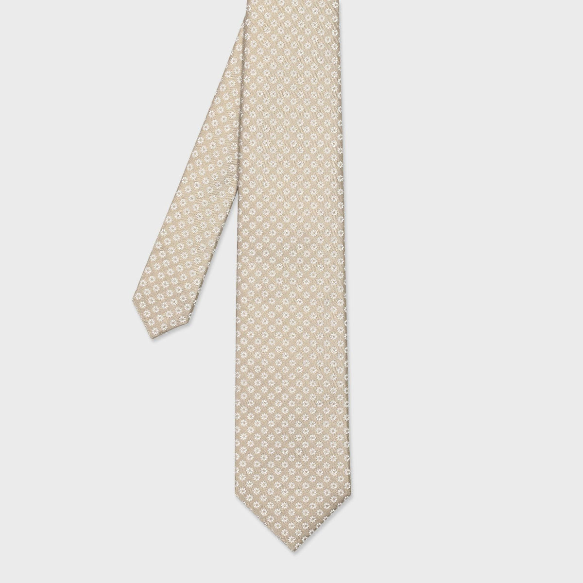 SMALL FLOWER JACQUARD TIE