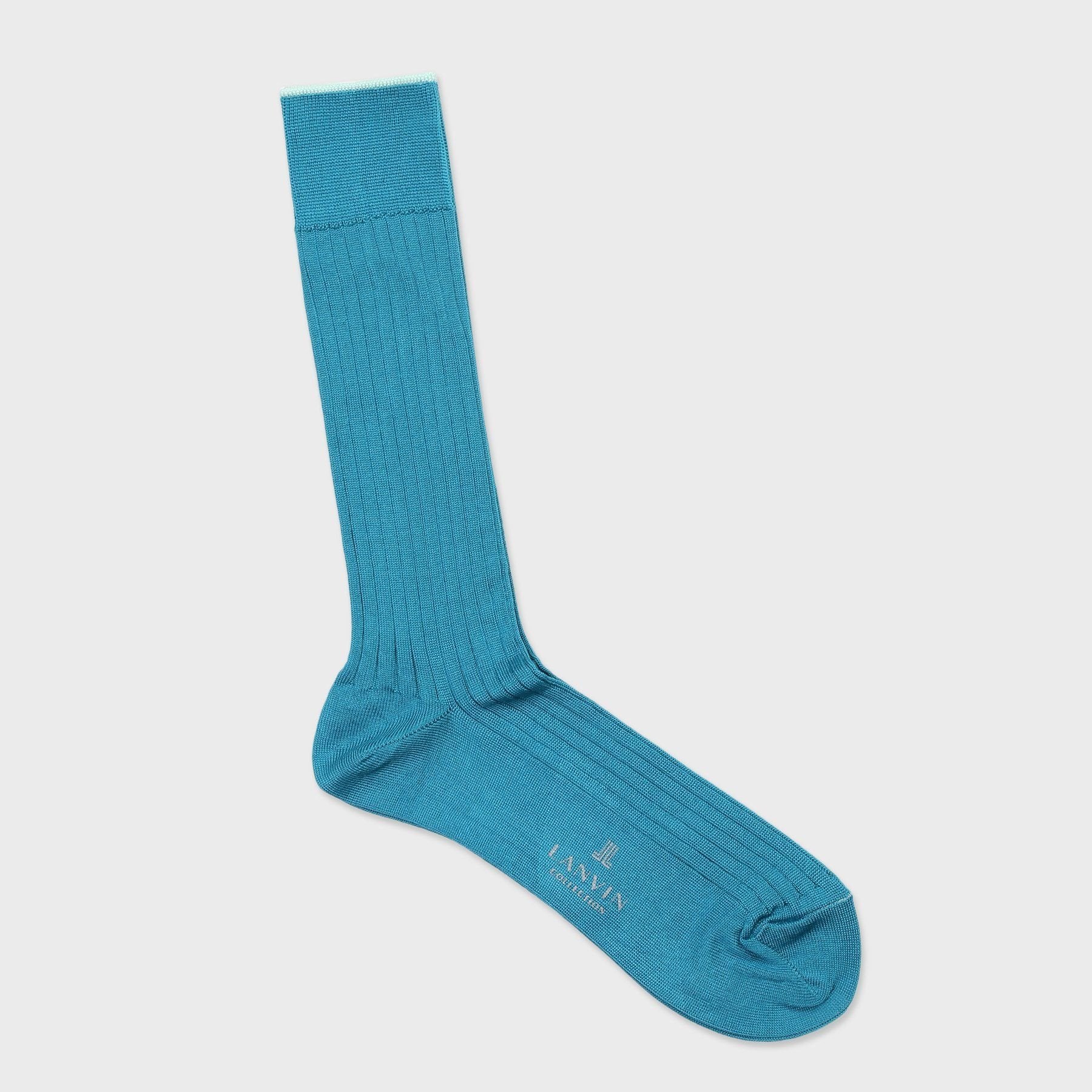 PLAIN RIBBED SOCKS