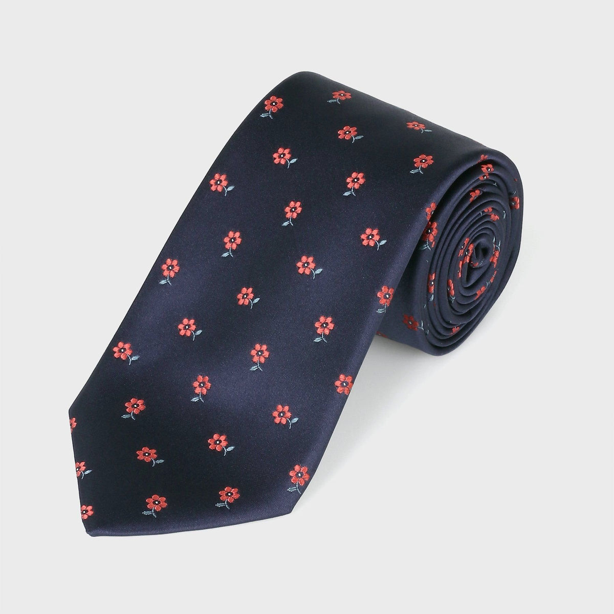 FLOWER JACQUARD TIE