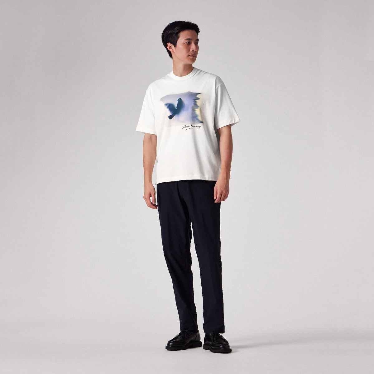 コットンシルケットスムース Tシャツ.1 / セネピ