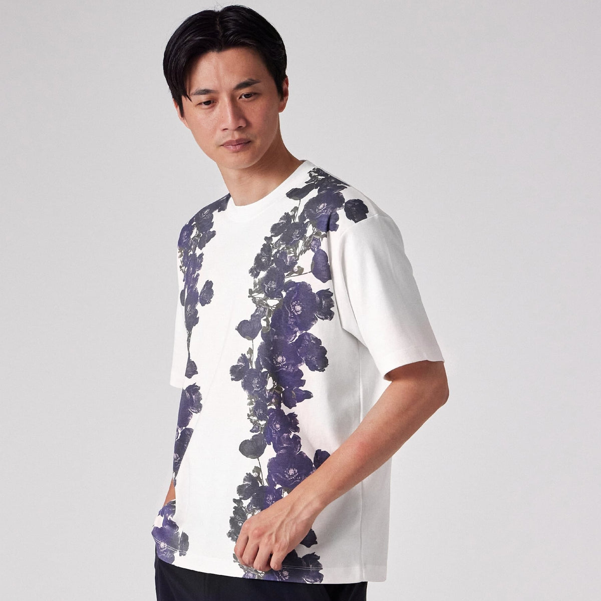 コットンシルケットスムース Tシャツ.3 / ウルクル