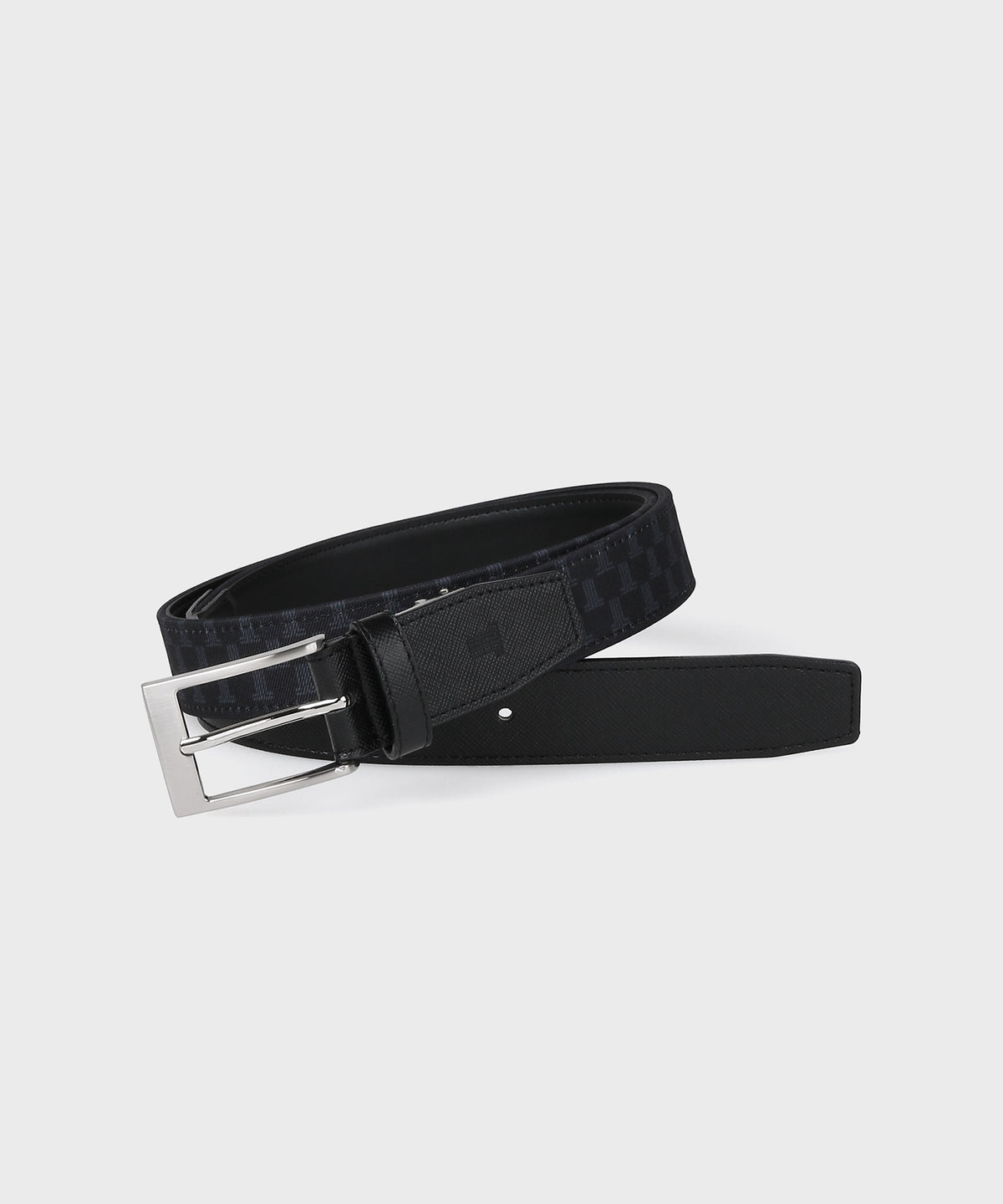 JL MONOGRAM DESIGN LEATHERl BELT / JLモノグラムデザイン レザーベルト