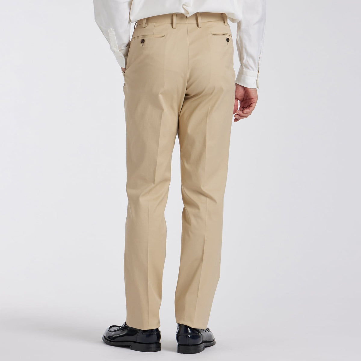STRETCH COTTON GABARDINE 1PLEATS TAPERD SLACKS[ストレッチコットンギャバジン 1プリーツ テーパードスラックス]