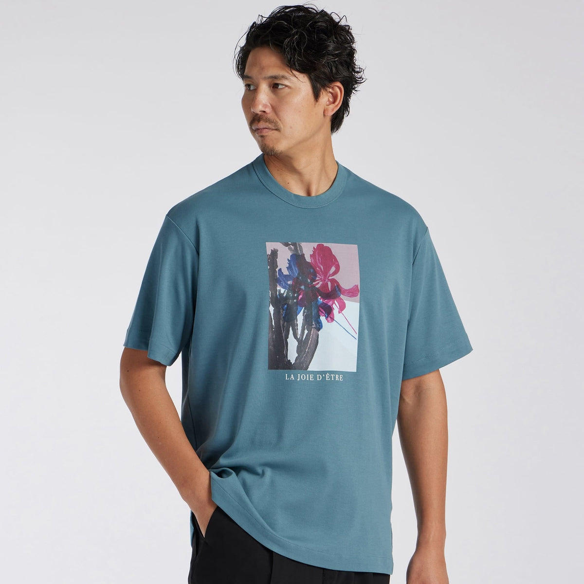 BOTANICAL COLLAGE PRINT TEE[ボタニカルコラージュプリントTシャツ]