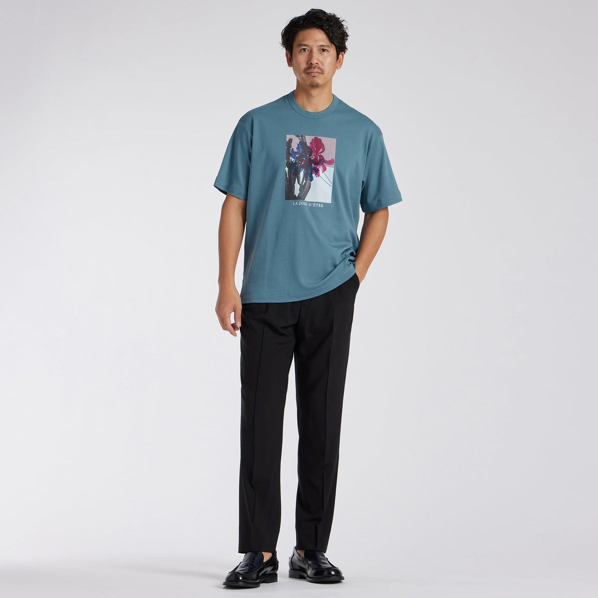 BOTANICAL COLLAGE PRINT TEE[ボタニカルコラージュプリントTシャツ]
