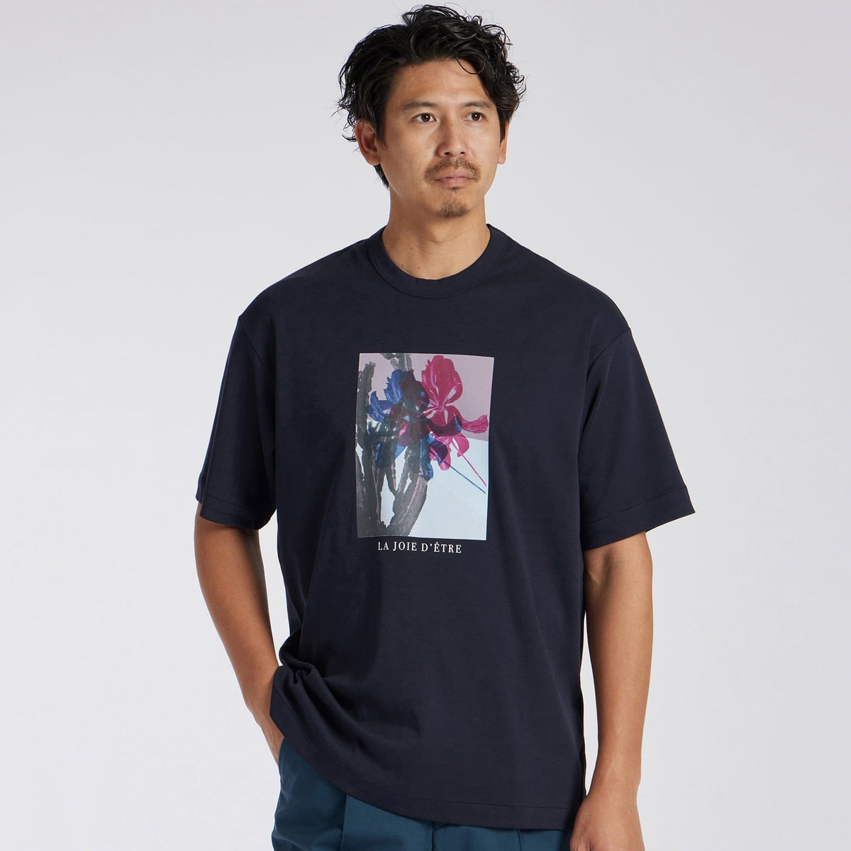 BOTANICAL COLLAGE PRINT TEE[ボタニカルコラージュプリントTシャツ]