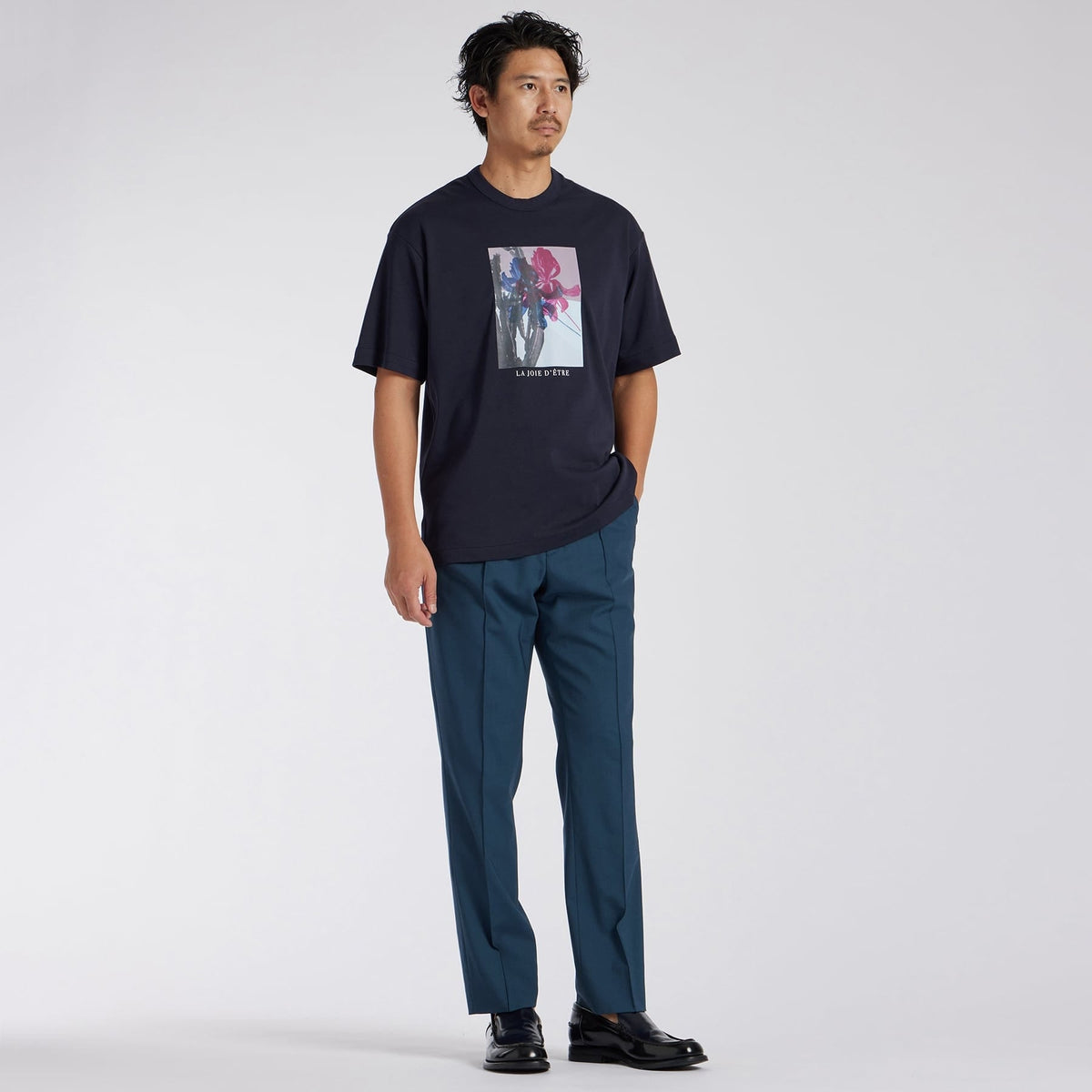 BOTANICAL COLLAGE PRINT TEE[ボタニカルコラージュプリントTシャツ]