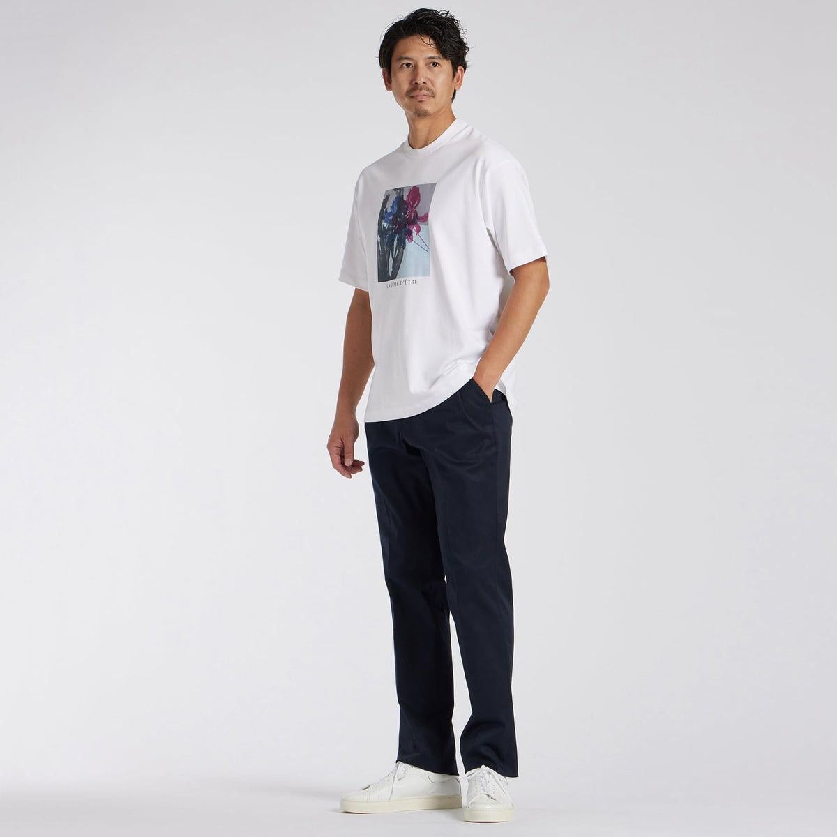 BOTANICAL COLLAGE PRINT TEE[ボタニカルコラージュプリントTシャツ]