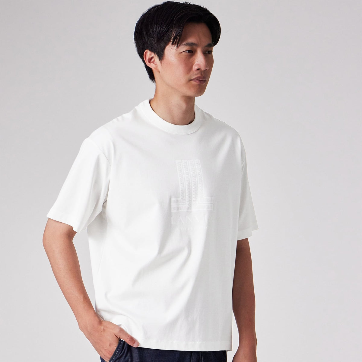 CREW NECK S/S LOGO TEE[クルーネック半袖ロゴTEE]