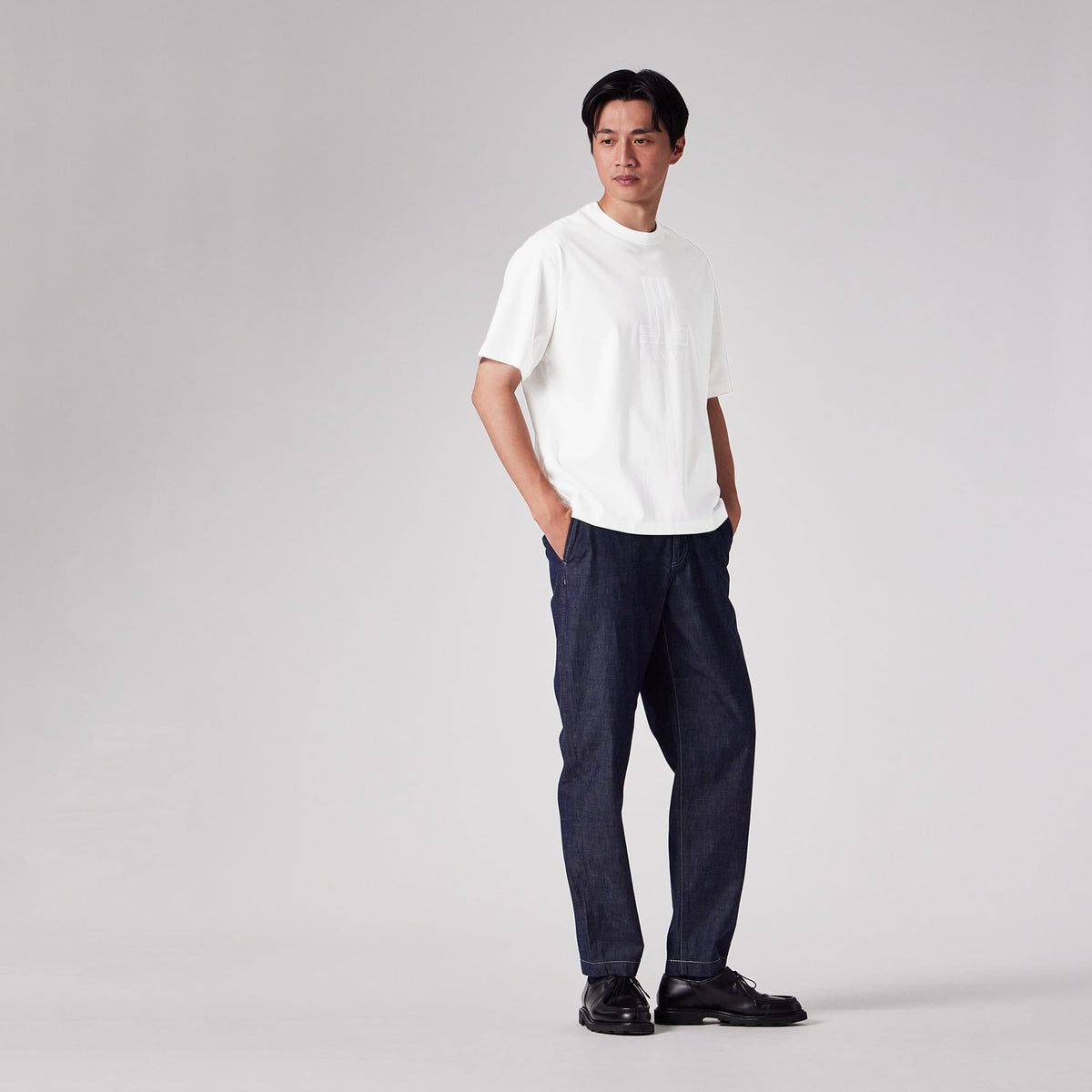 CREW NECK S/S LOGO TEE[クルーネック半袖ロゴTEE]