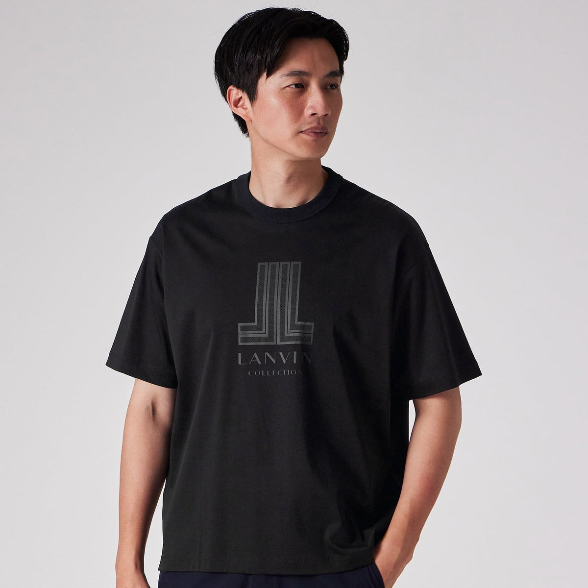 CREW NECK S/S LOGO TEE[クルーネック半袖ロゴTEE]