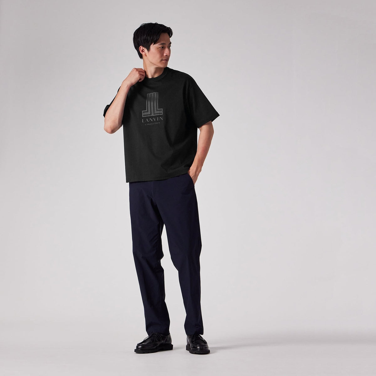CREW NECK S/S LOGO TEE[クルーネック半袖ロゴTEE]