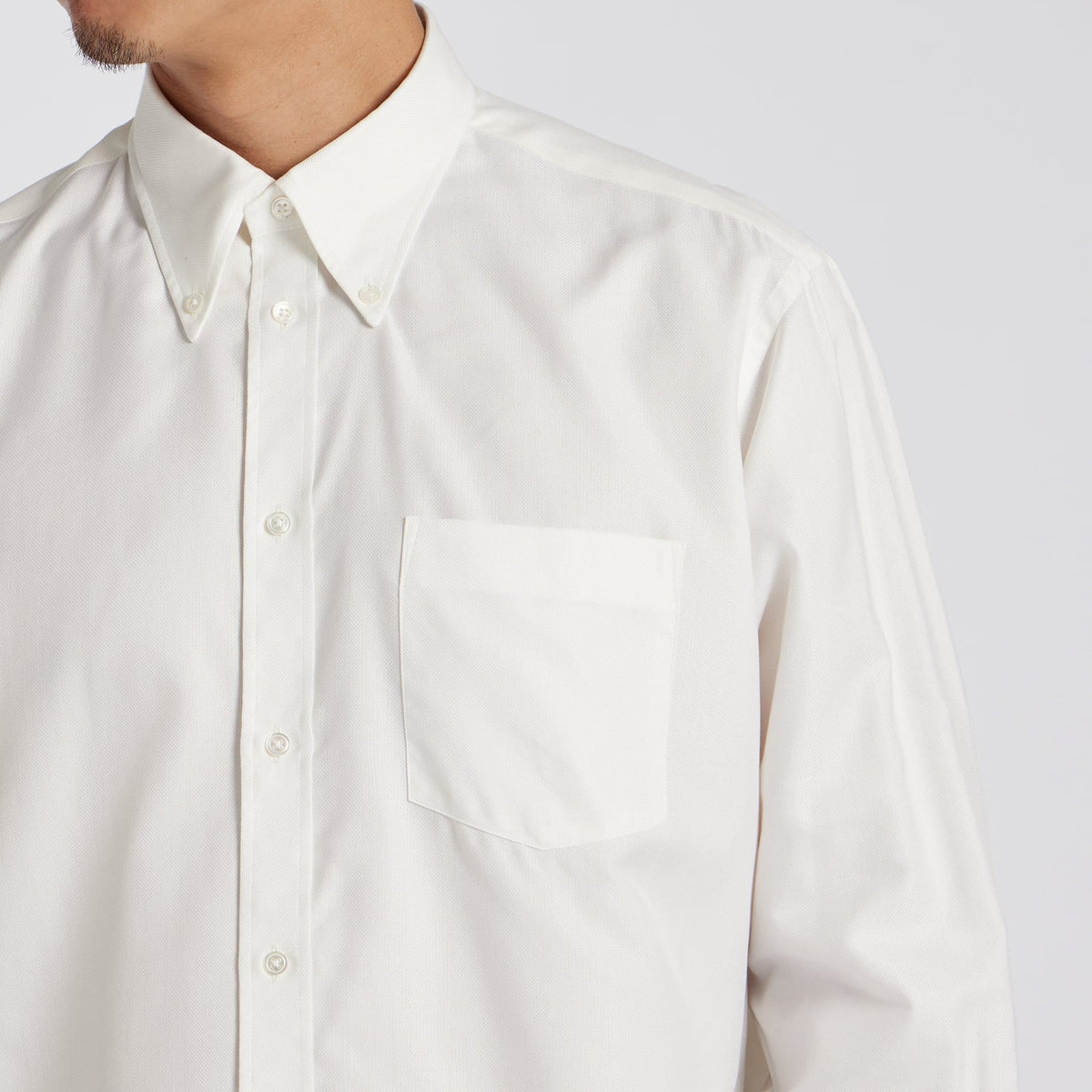 COTTON/SILK ROYAL OXFORD B.D. SHIRT【コットンシルク ロイヤルOX シャツ】