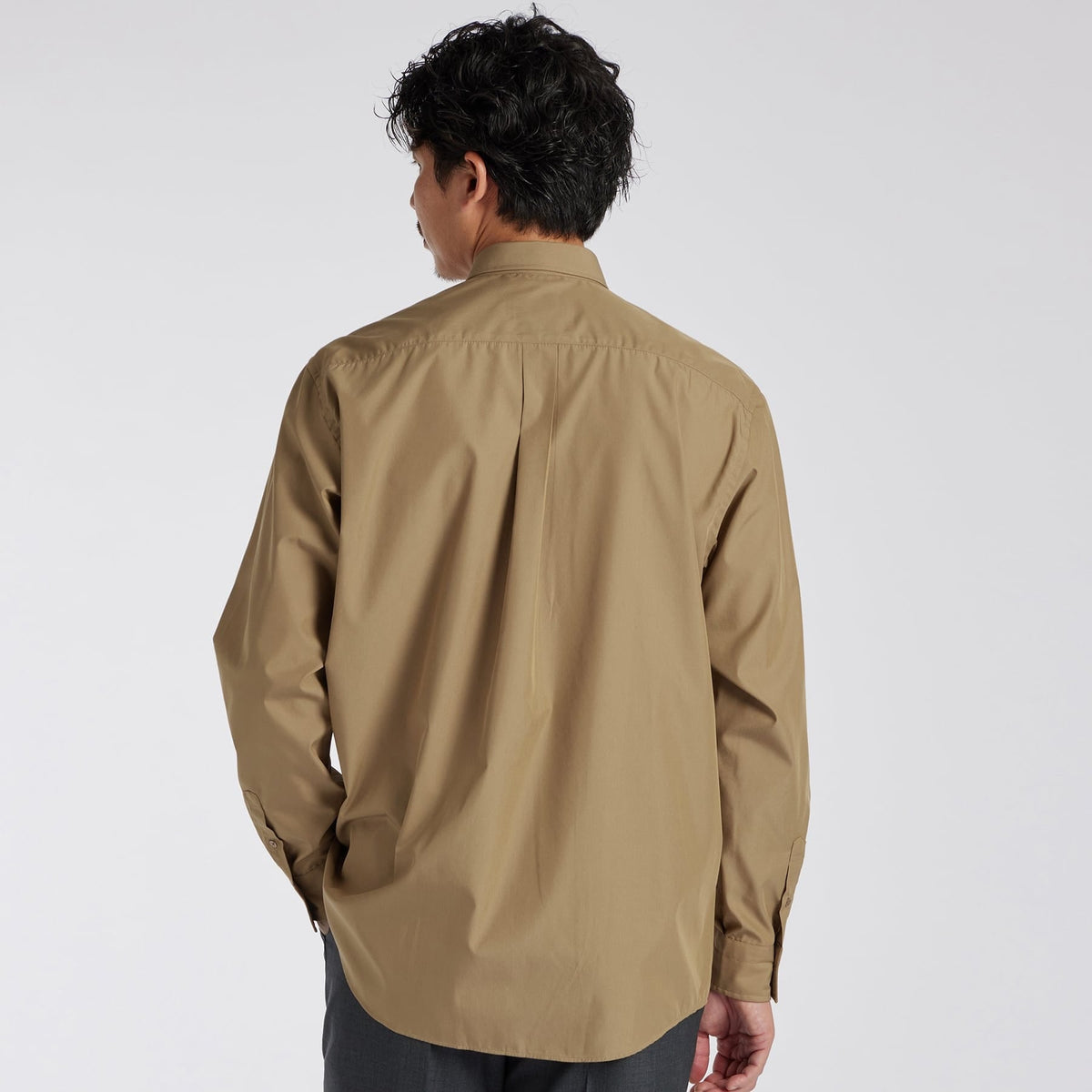 COTTON/LYOCELL B.D. SHIRT [Cotton/LYOCELL button down shirt]