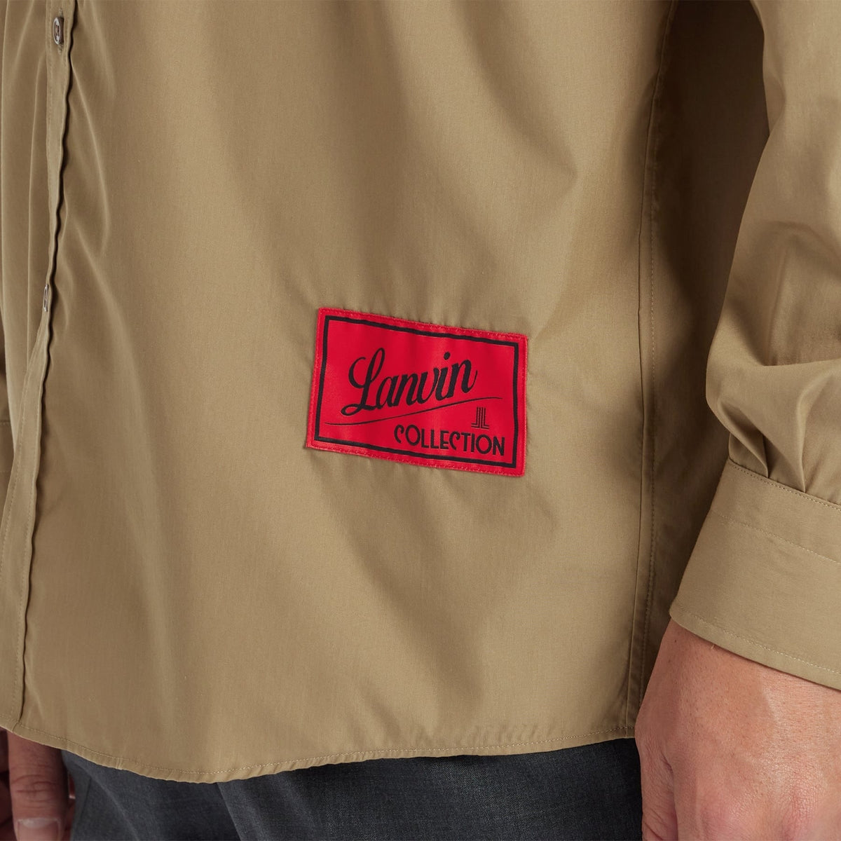 COTTON/LYOCELL B.D. SHIRT [Cotton/LYOCELL button down shirt]