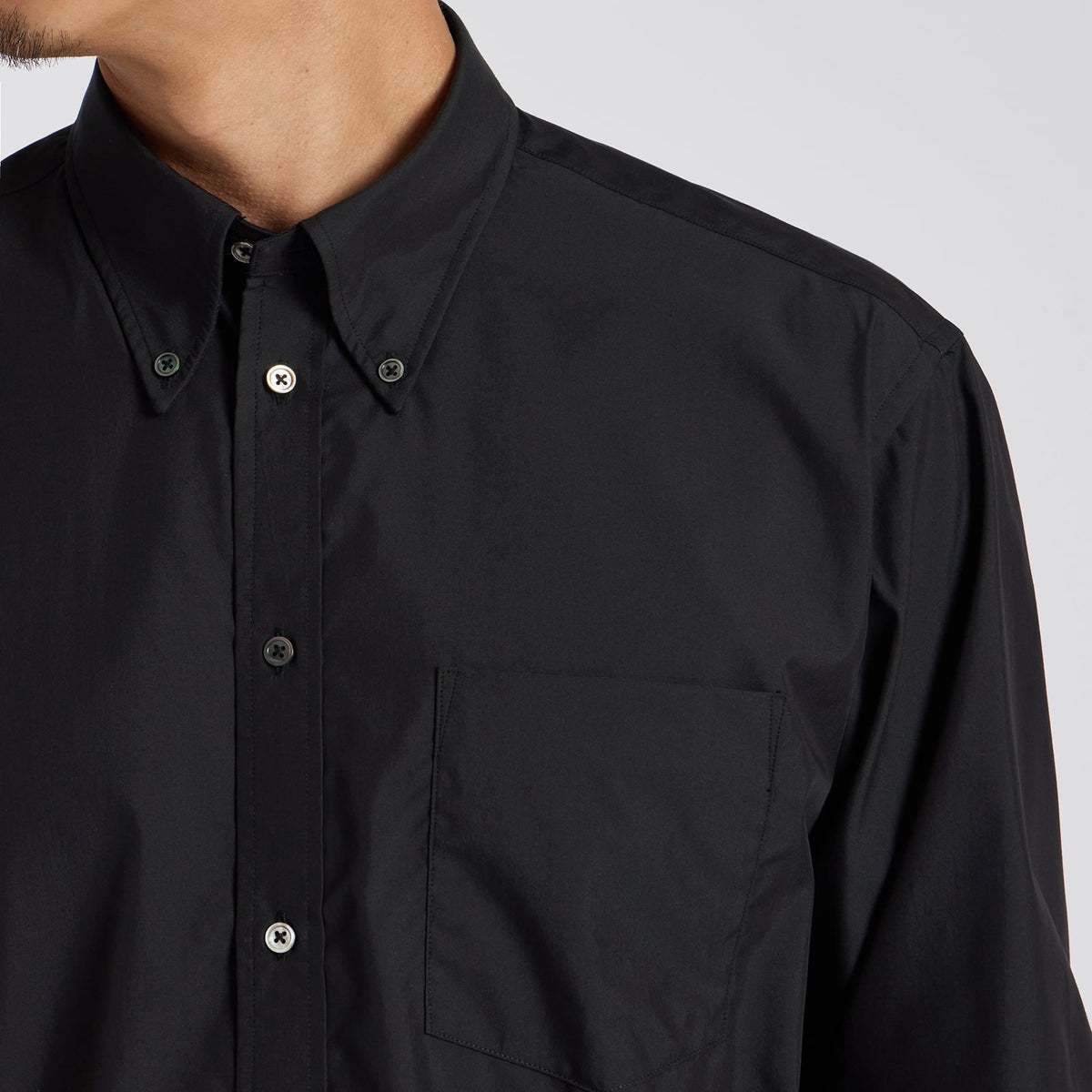 COTTON/LYOCELL B.D. SHIRT [Cotton/LYOCELL button down shirt]