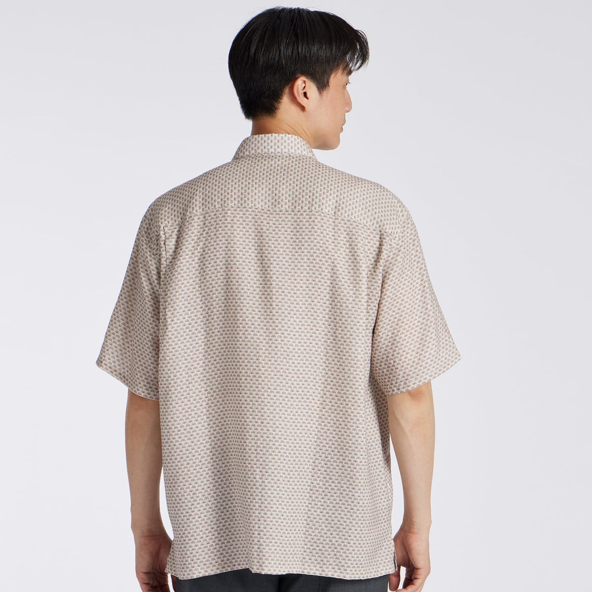 PALM TREE PRINT LINEN OVERSIZED  SHIRT[パームツリープリント リネン オーバーサイズシャツ]