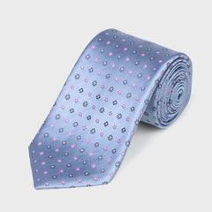 SMALL FLOWER DOT TIE [小花柄ドットタイ]