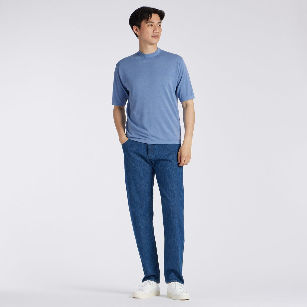 "FRENCH RIVIERA" KNIT TEE [French Riviera knit T-shirt]