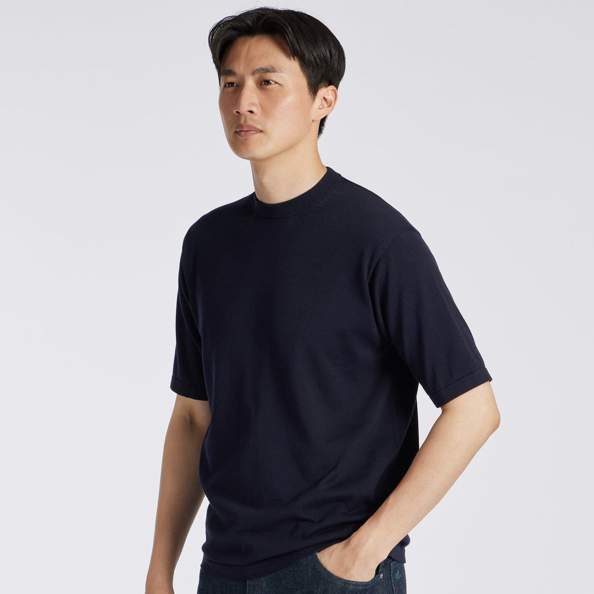 "FRENCH RIVIERA" KNIT TEE [French Riviera knit T-shirt]