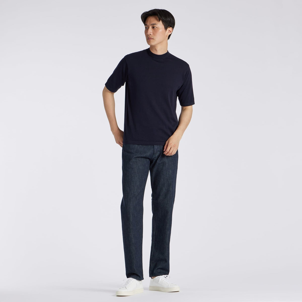 "FRENCH RIVIERA" KNIT TEE [French Riviera knit T-shirt]