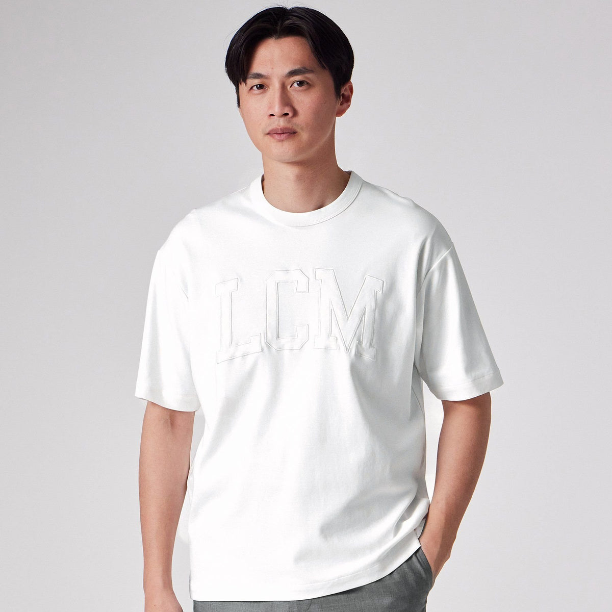 コットンシルケットスムース Tシャツ.3 / セネピ