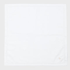 PICOT STITCH WHITE HANDKERCHIEF