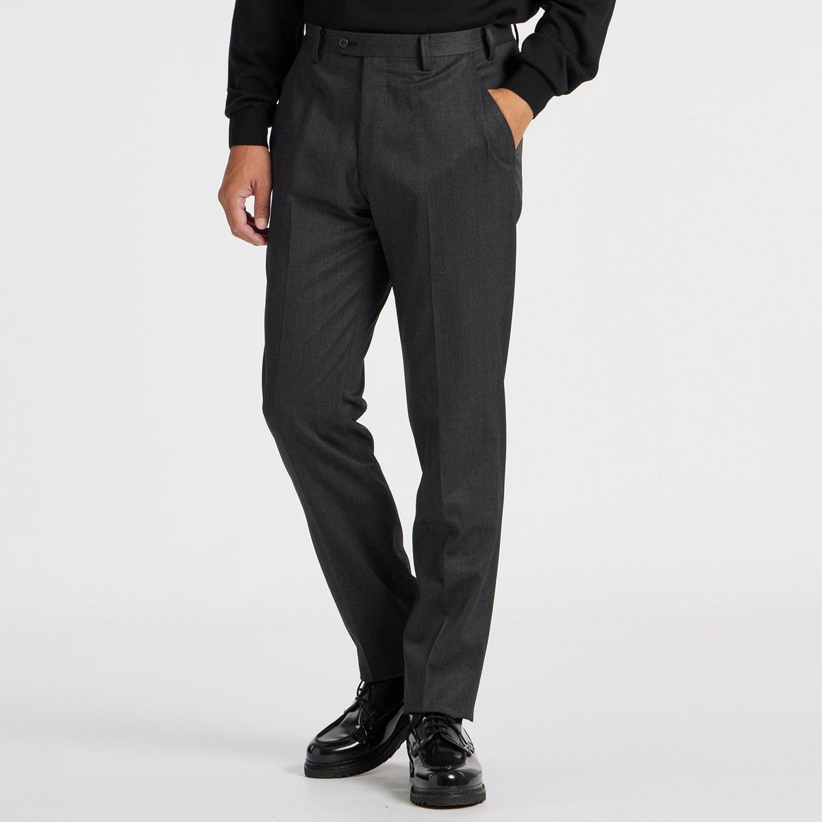 WOOL SERGE TAPERED SLACKS [ウールサージ テーパードパンツ]