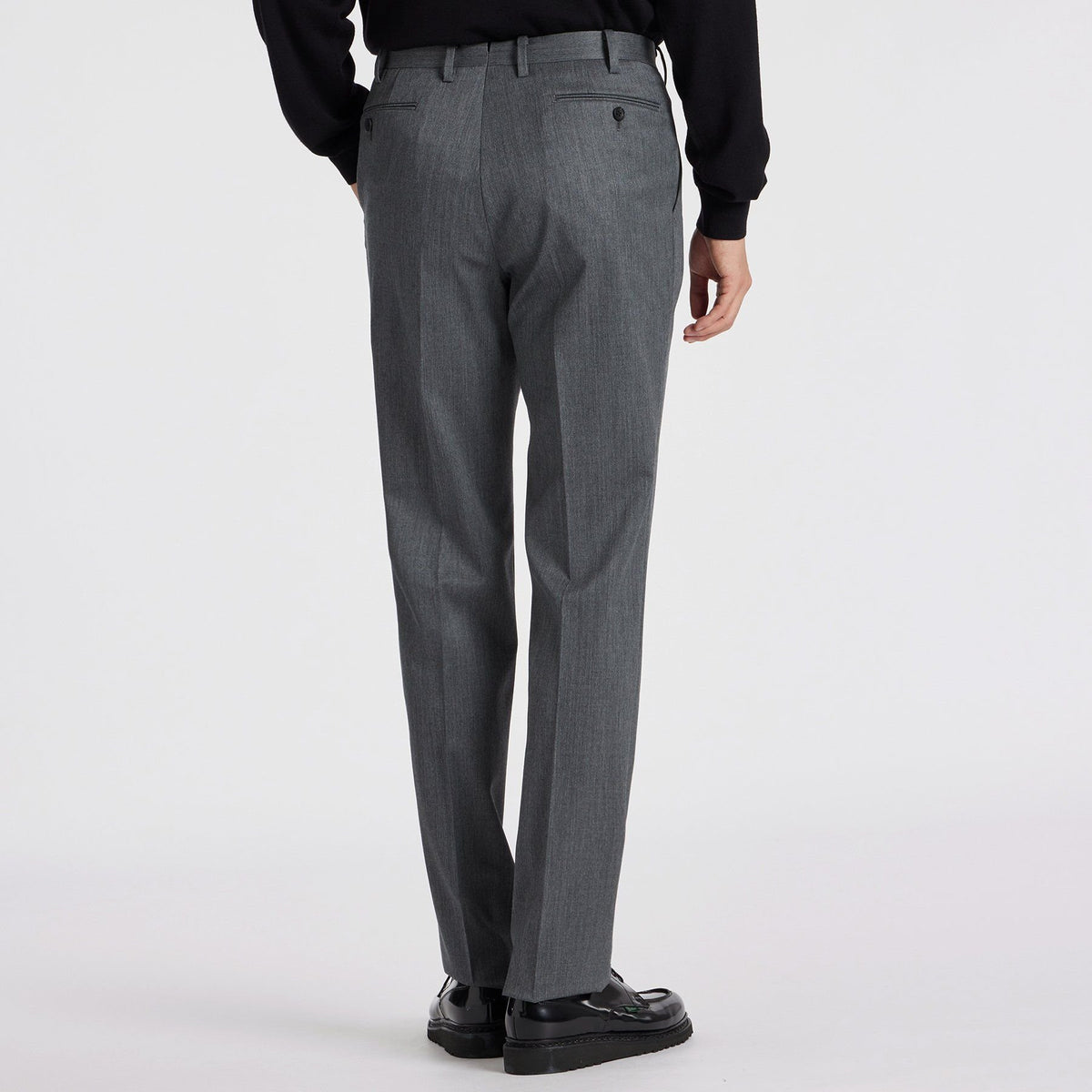 WOOL FLANNEL TAPERED SLACKS [ウールフランネル テーパードパンツ]