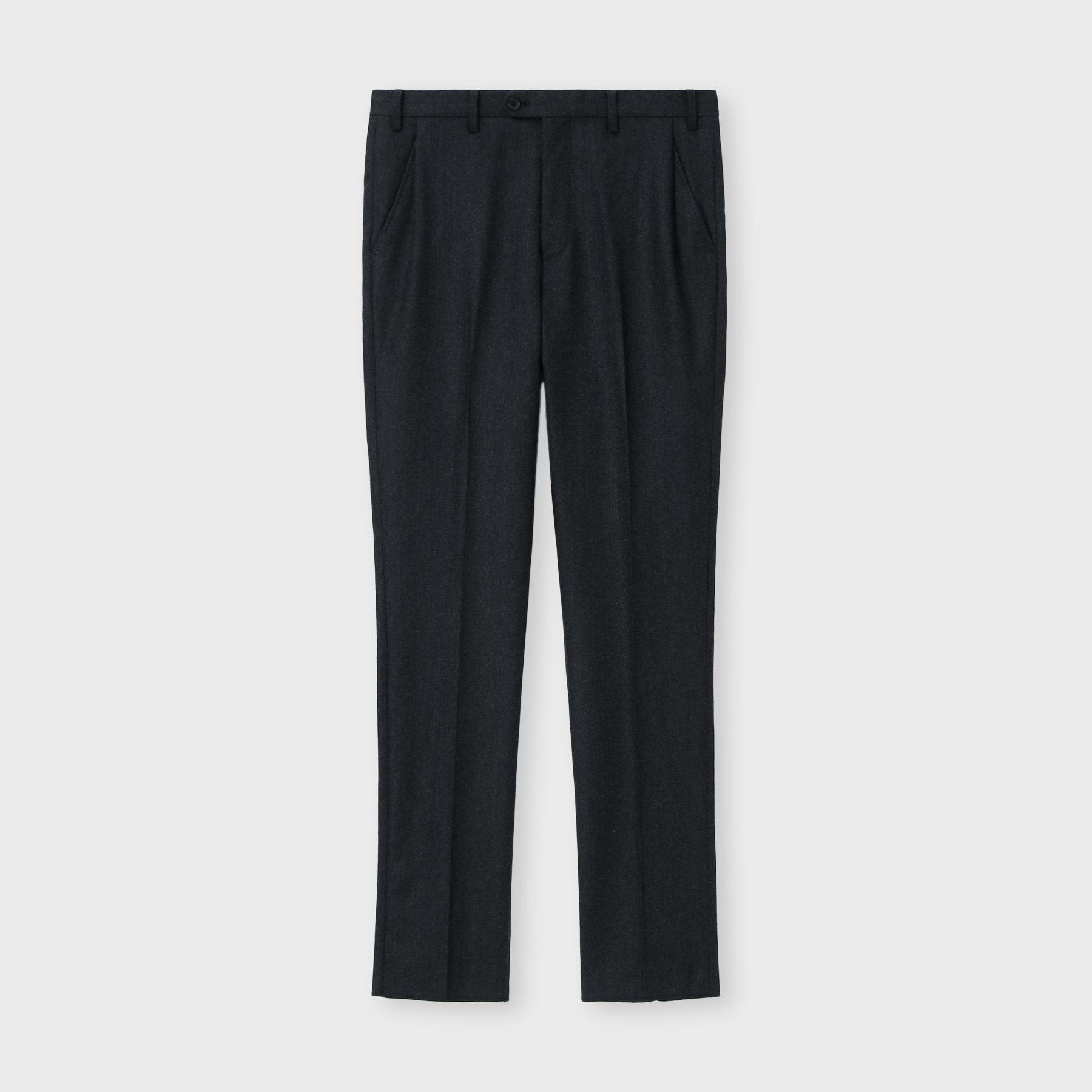WOOL FLANNEL TAPERED SLACKS [ウールフランネル テーパードパンツ]