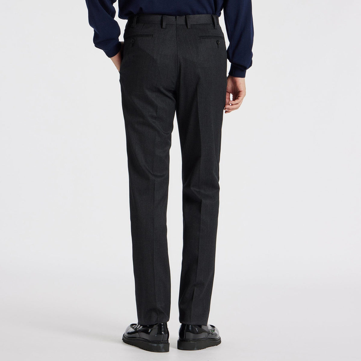 WOOL FLANNEL TAPERED SLACKS [ウールフランネル テーパードパンツ]