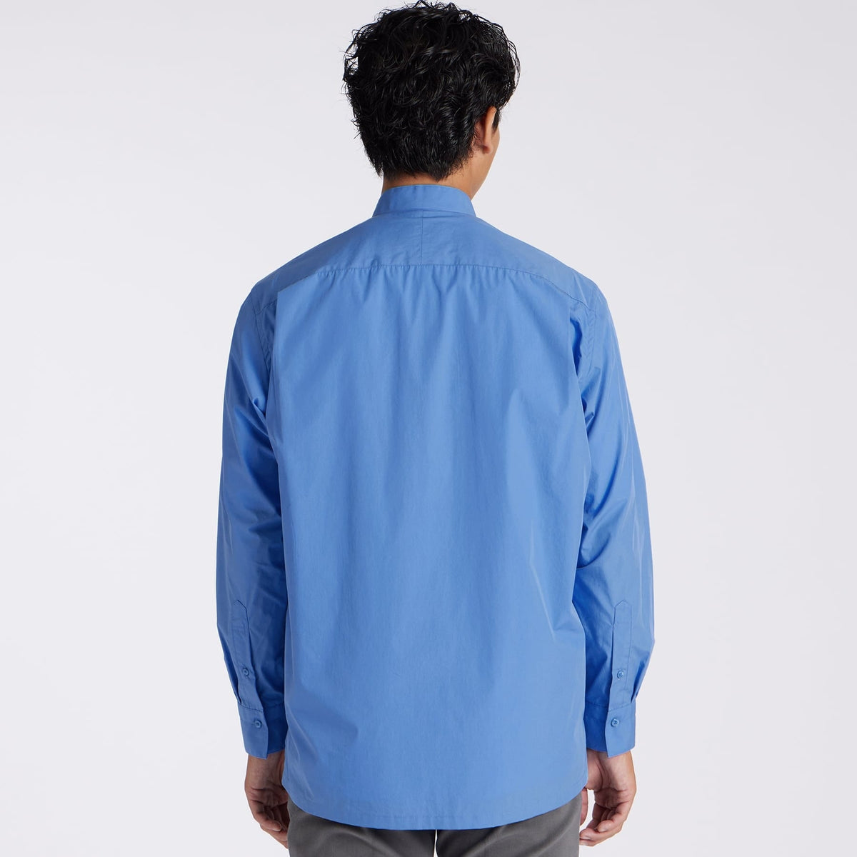 PLANE COLOR BAND COLLAR SHIRT [プレーン・バンドカラーシャツ]