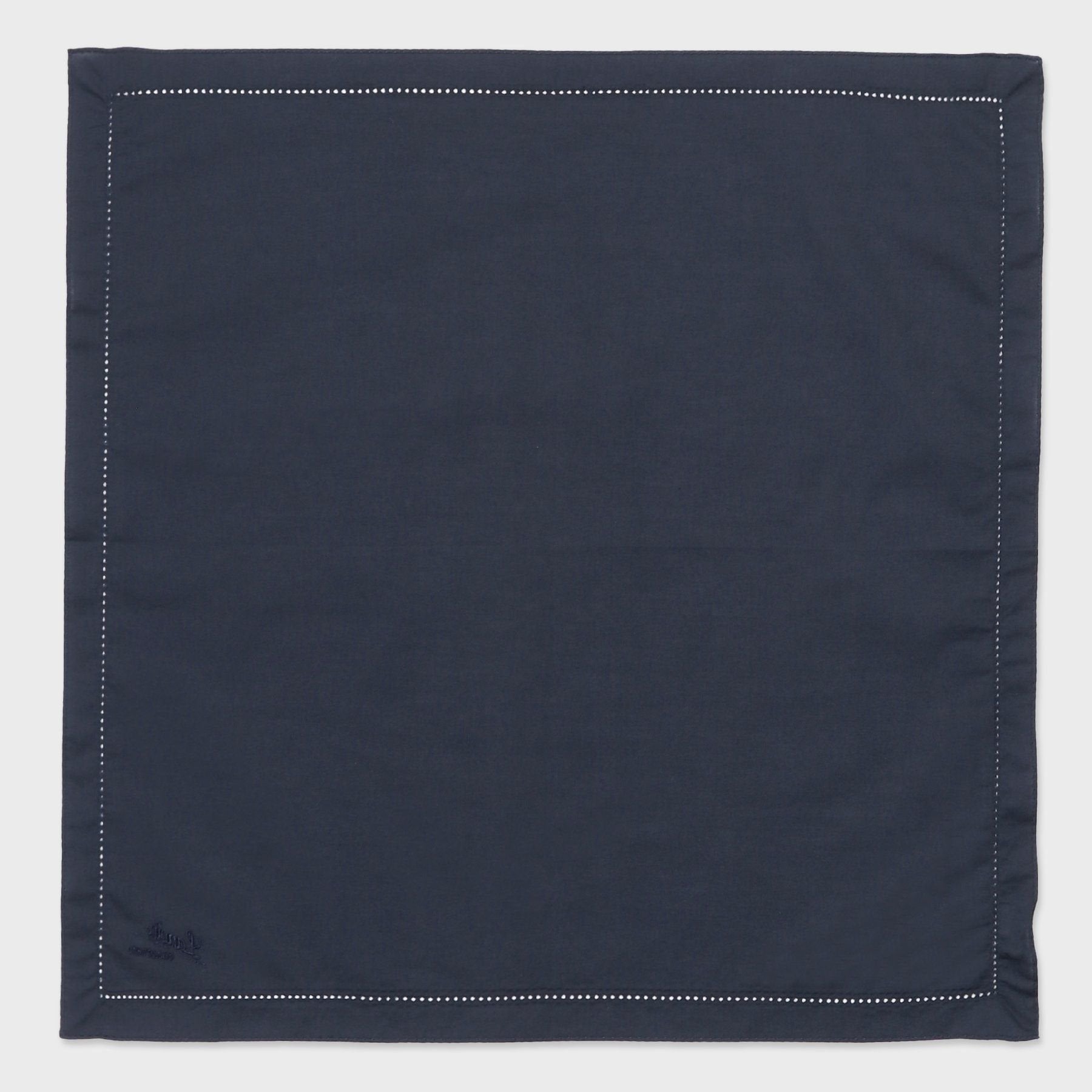 PICOT STITCH COLOR HANDKERCHIEF