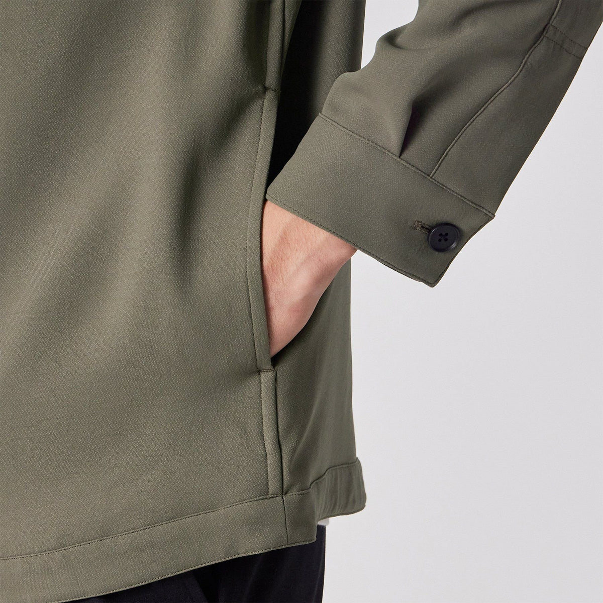 Polyester 2WAY stretch zip jacket