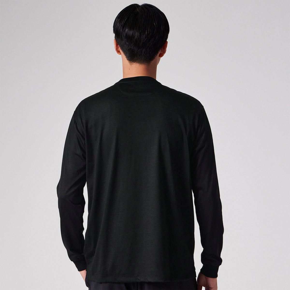 ウール天竺 長袖Tシャツ / サント