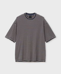シルクボーダー天竺 Tシャツ / アルカド