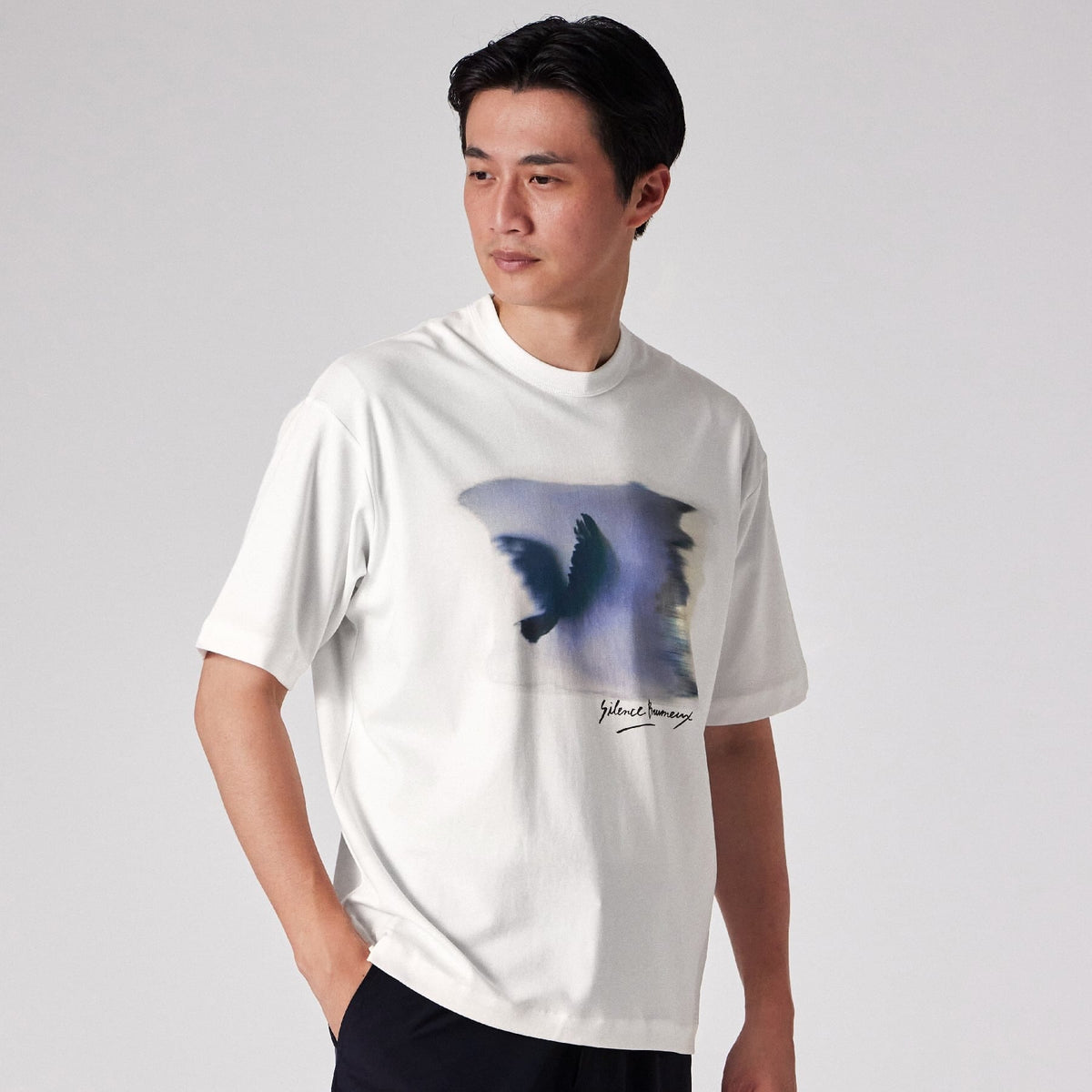 コットンシルケットスムース Tシャツ.1 / セネピ