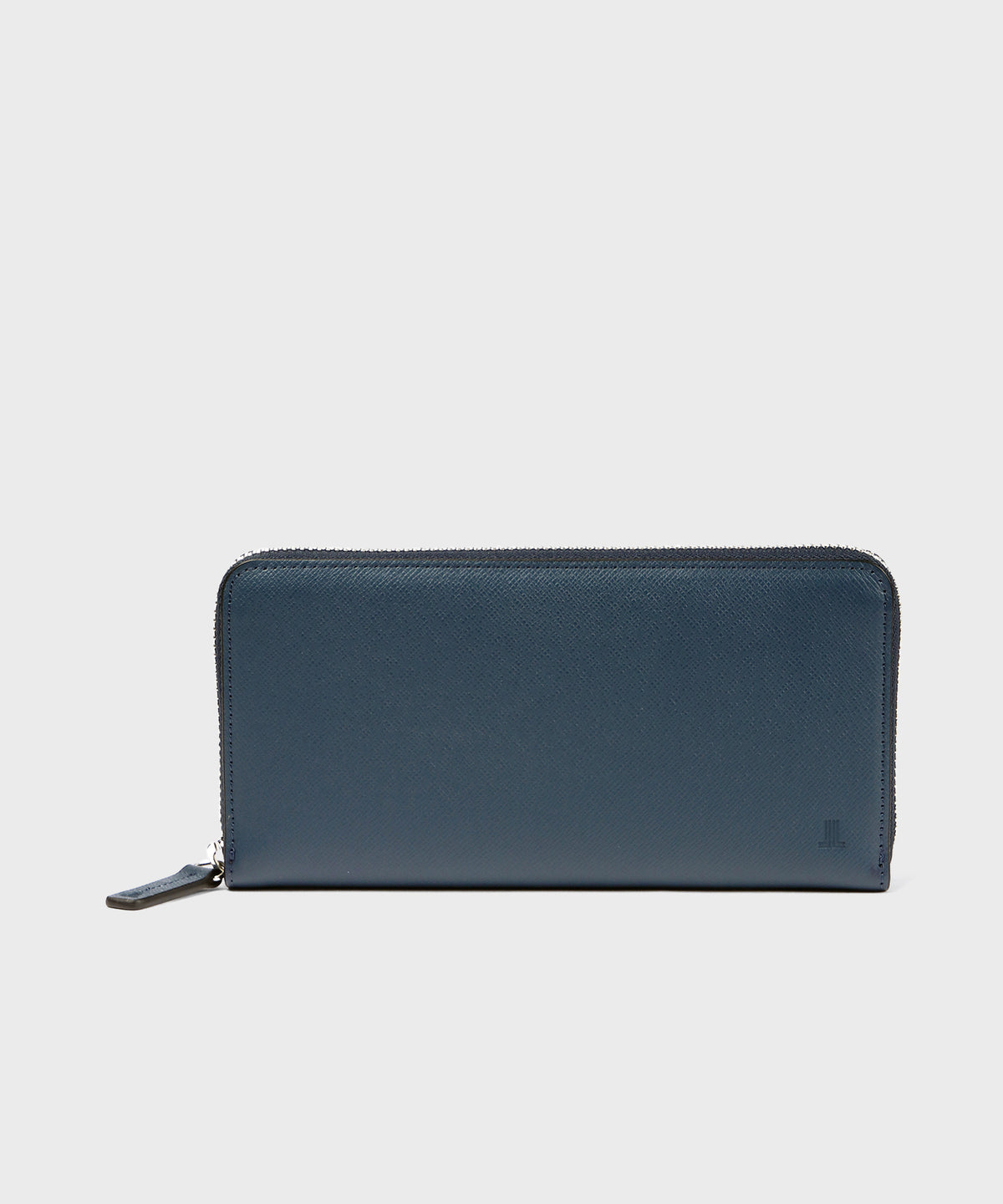 EMBOSSED LEATHER 　ROUND ZIP