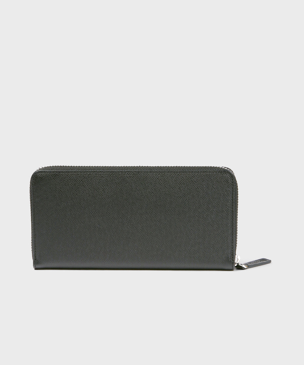EMBOSSED LEATHER 　ROUND ZIP