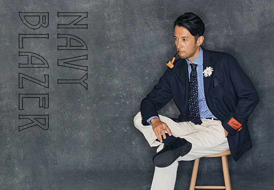 ★ランバン♂カシミヤ100メタルボタンダブルブレザー★紺