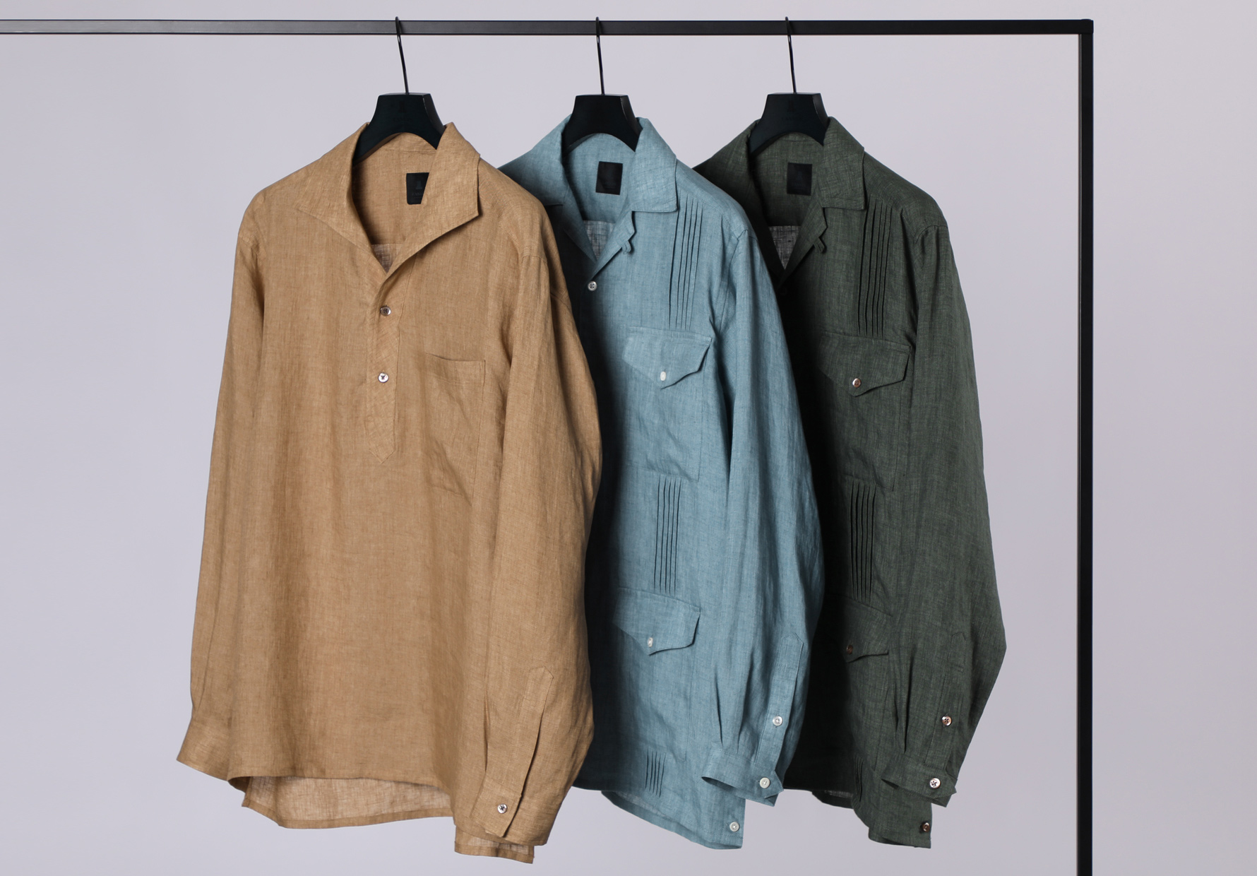 REFINED LINEN SHIRT | ランバンコレクション(メンズ)公式オンライン