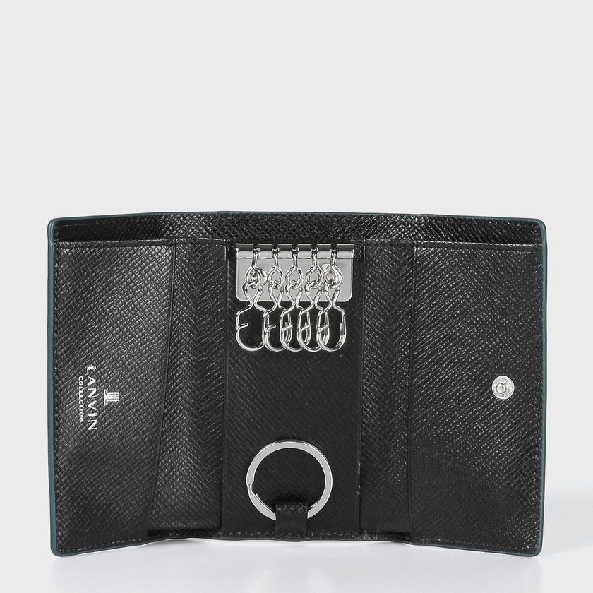 RHEIN EMBOSSED LEATHER KEY CASE|ランバンコレクション(メンズ)公式 RHEIN EMBOSSED LEATHER KEY CASE|ランバンコレクション(メンズ)公式