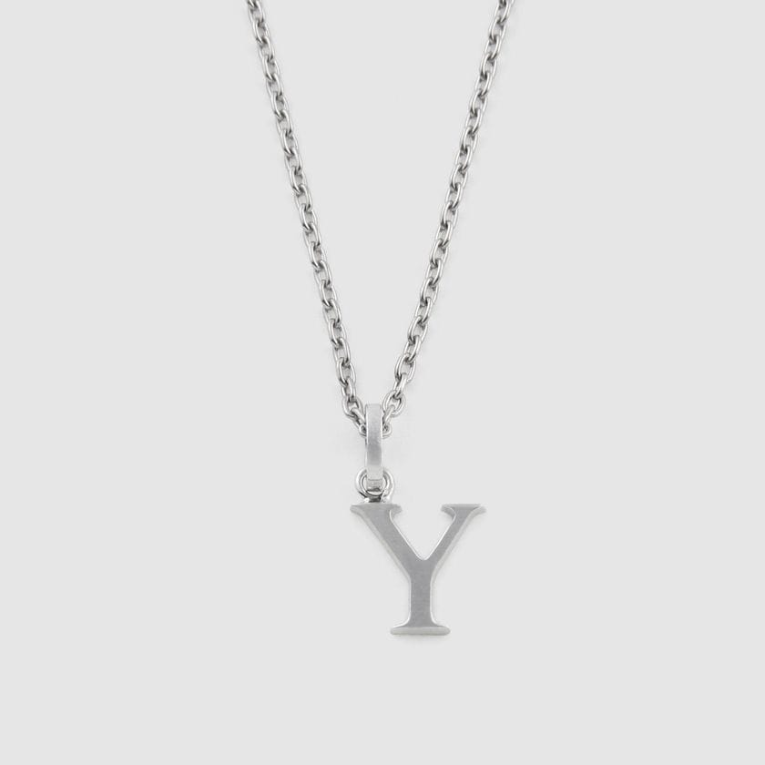 ALPHABET NECKLACE Y