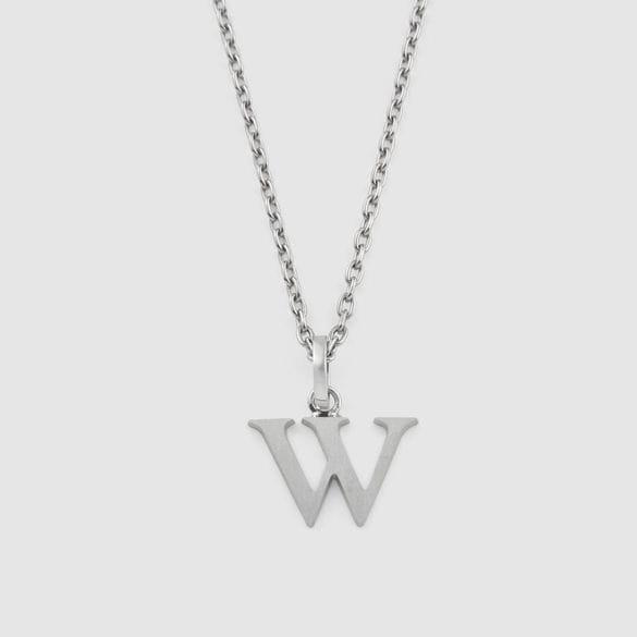 ALPHABET NECKLACE W