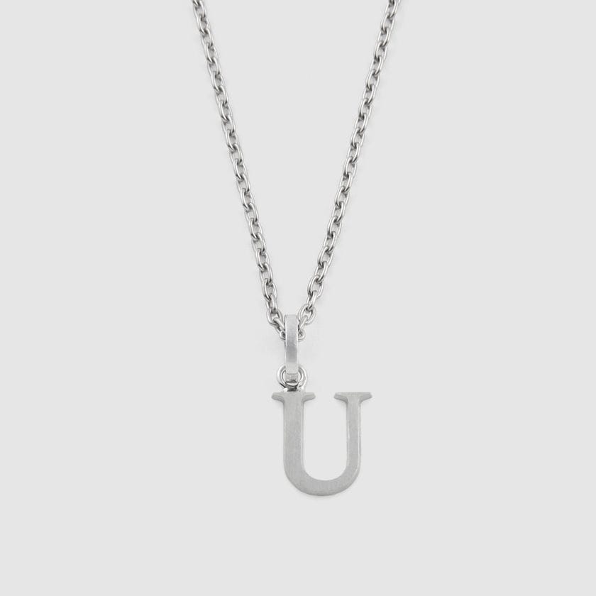 ALPHABET NECKLACE U