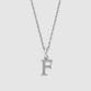 ALPHABET NECKLACE F