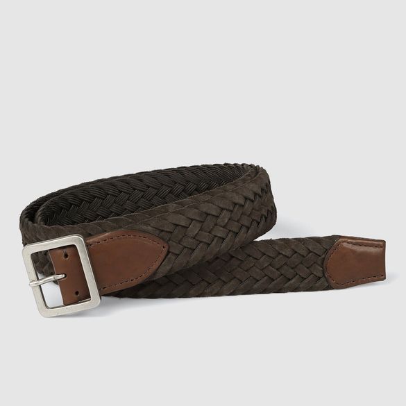 SUEDE MESH BELT