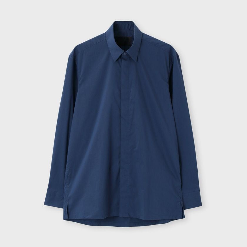 SOLID FLY FRONT 　SHIRT