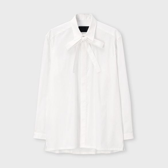 SOLID JANNE BOW BLOUSE