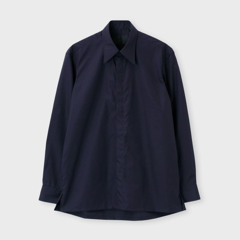 FLY FRONT SOLID　 SHIRT